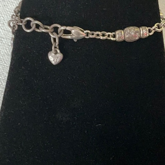 Brighton lot of 2 Silver and Blue Women's Bracelet Set #1231 - Picture 6 of 7